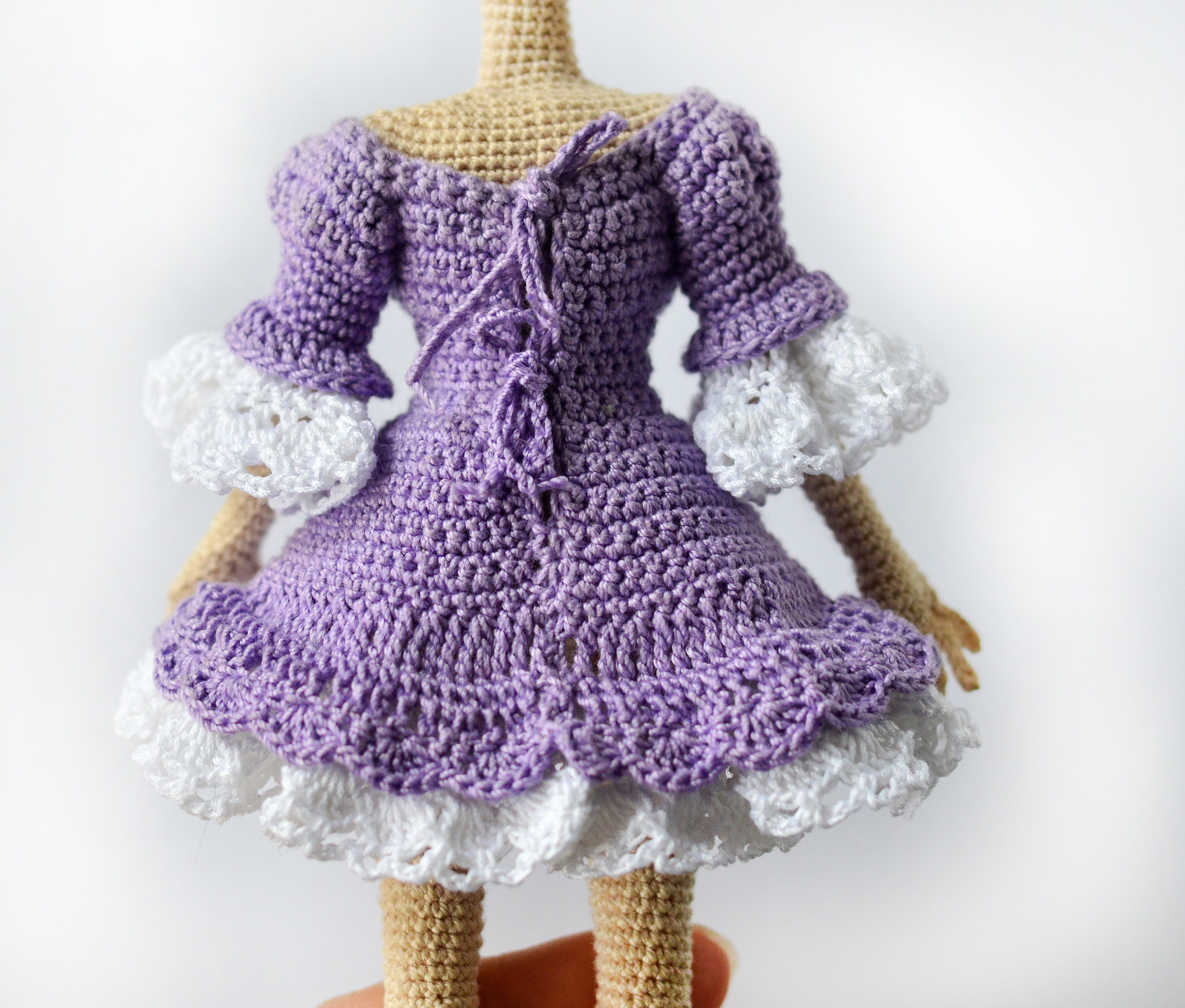 chinese dress ladies Hanna's Venetian Gown Ladies of Fashion Doll Dress Vintage Crochet Pattern  – Cardinal House Stitches