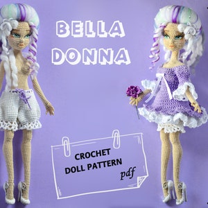 Bella Donna crochet doll pattern