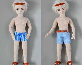 Patrón de tejido Cuerpo masculino de ganchillo Español