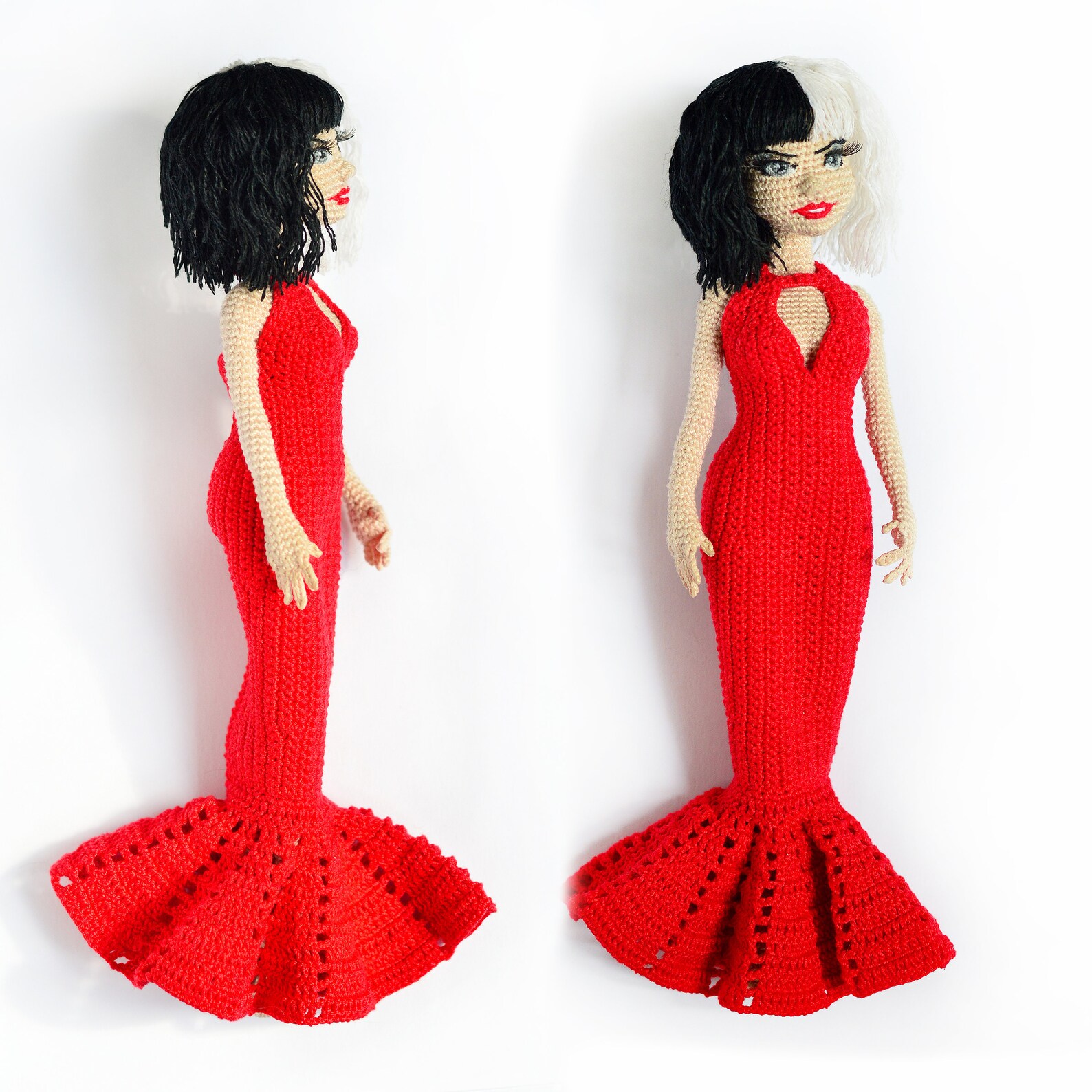 CRUELLA Crochet Doll PATTERN Etsy