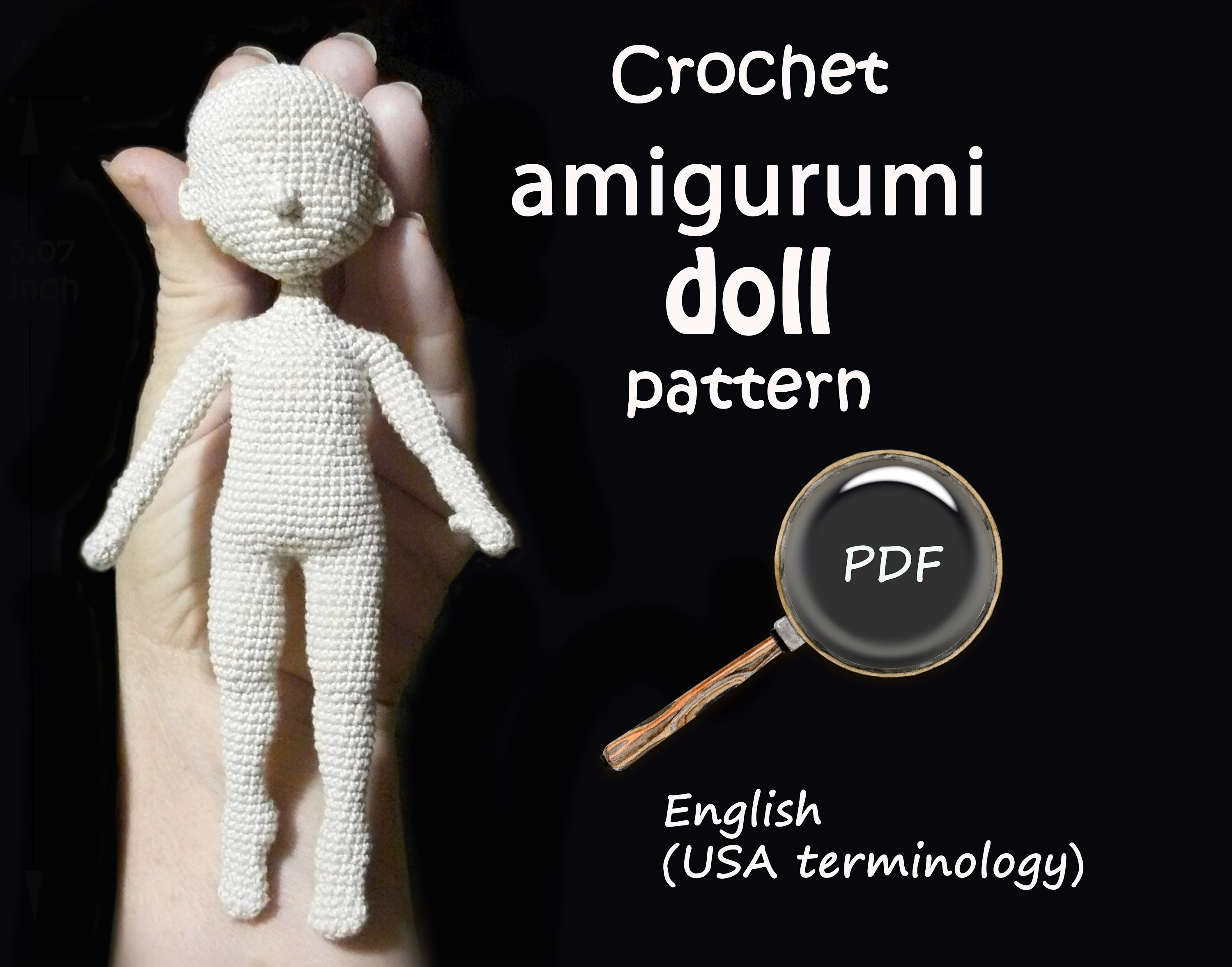 あみぐるみ人形の編み図 - Etsy 日本