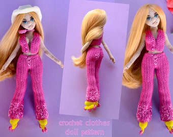 crochet doll  clothes pattern