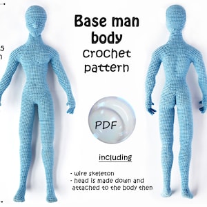 Amigurumi man boy PATTERN