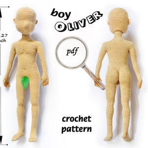 Crochet teenager boy  pattern