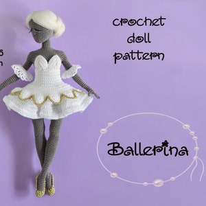 Ballerina crochet doll pattern