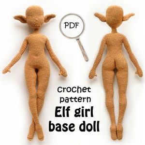 Crochet elf doll PATTERN