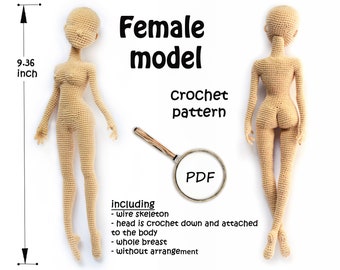 Poupée fille au crochet