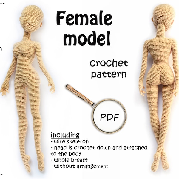 Poupée fille au crochet