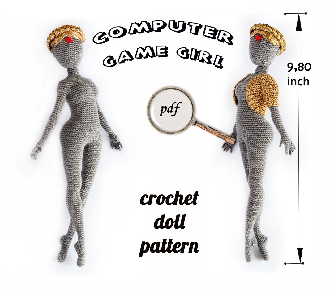 Computer Game Crochet Girl Pattern Atomic Heart - Etsy