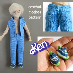 Crochet doll clothes (male doll outfit 2023)