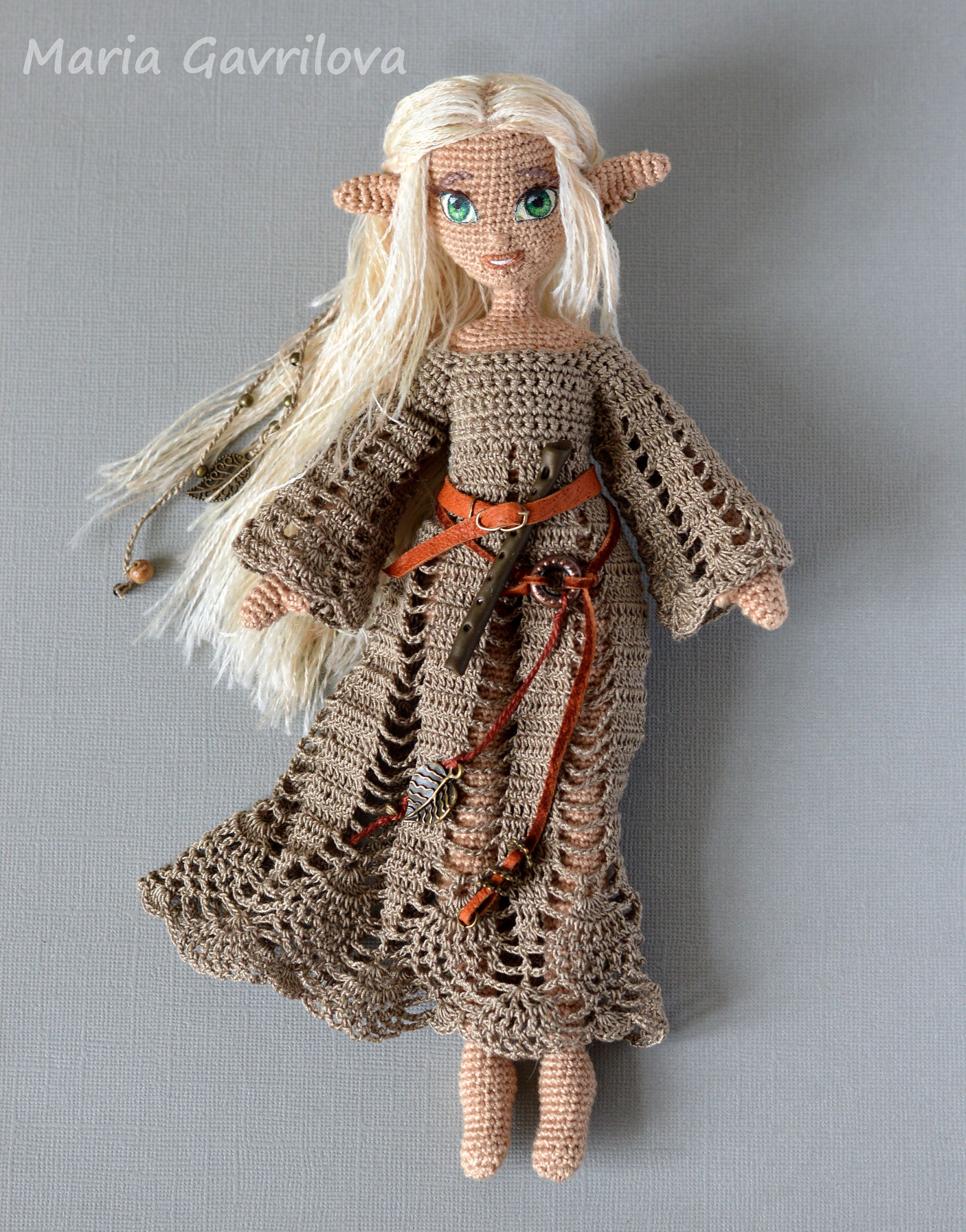 森の妖精のかぎ針編み人形のパターン - Etsy 日本