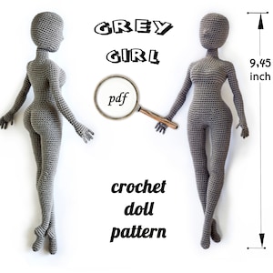 Crochet girl pattern. Crochet doll tutorial