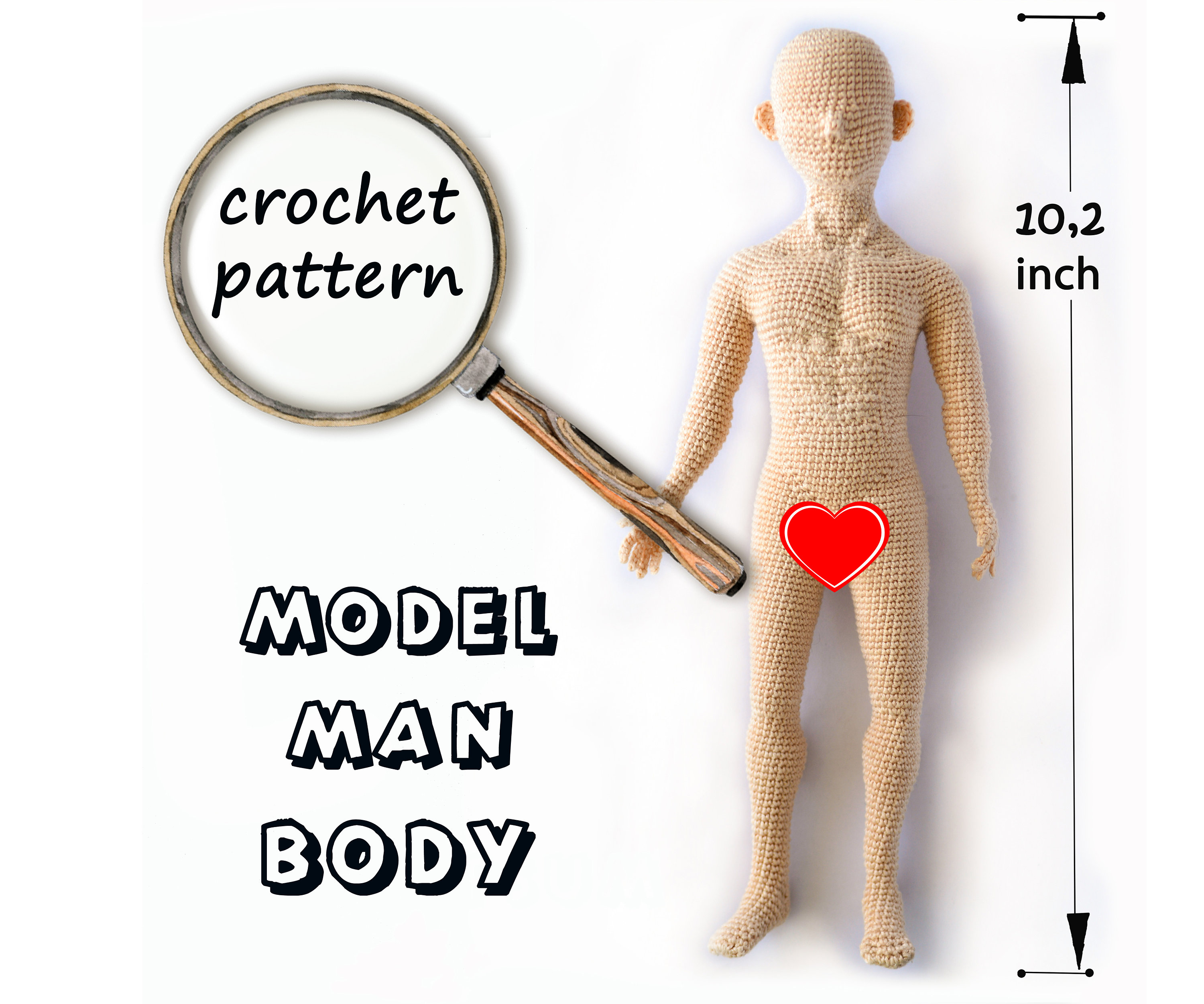 Crochet Man Body Pattern -  Canada