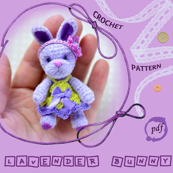 Crochet Pattern Lavender Bunny - Etsy