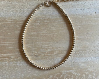 Aure bracelet - gold filled beads