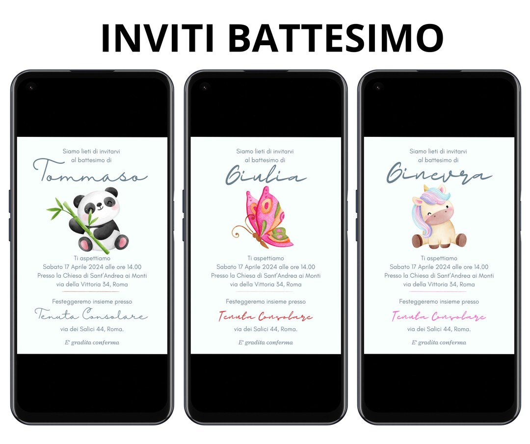 Sweet and Funny Baptism Invitation for Baby Boy and Baby Girl, Baby Boy