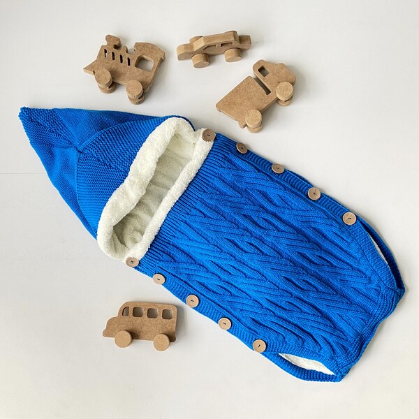 Knitted Sleeping Bag Etsy