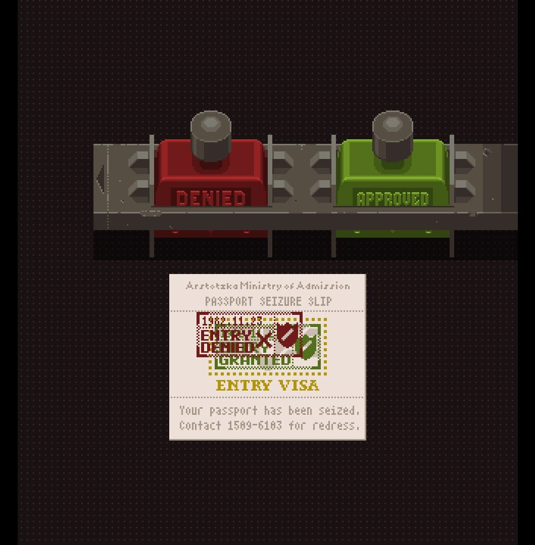 Papers Please - Functional Arstotzka Border Control Stamps - Etsy