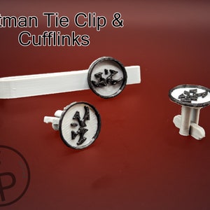 HITMAN - Agent 47 Tie Clip & Cufflinks