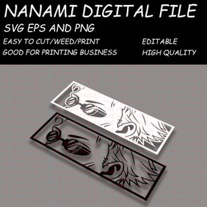 JJK Sensei Decal Sticker Digital File Anime Svg