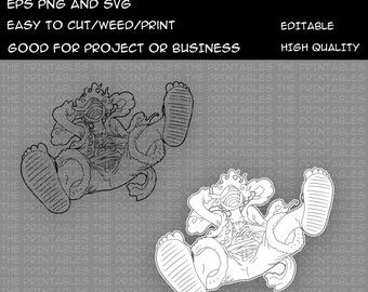 Zonnegod digitaal bestand Anime Svg
