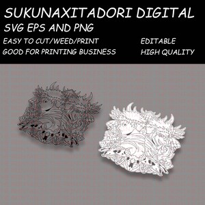 JJK Curse And Demon Digital File Anime Svg