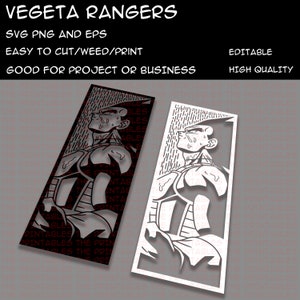 Puede incluir: Ilustración digital en blanco y negro de un personaje de la serie de anime Dragon Ball Z. El personaje es Vegeta, con una expresión decidida y sudor goteando de su frente. La imagen está enmarcada con un borde negro y tiene un fondo blanco.
