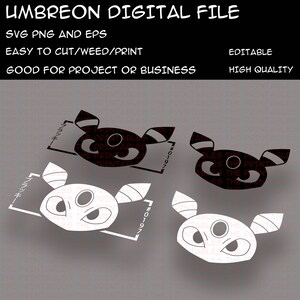 Eeveelution v8 Digital Files Ready To Print And Cut