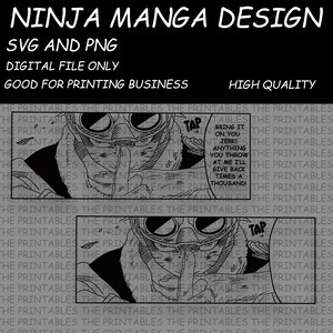 Anime Manga Panel Design Digital File Anime Png Svg