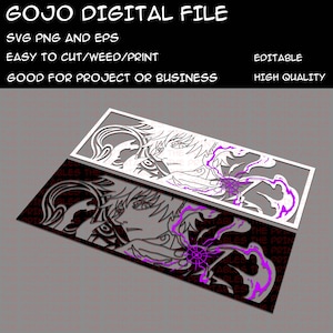 JJk Strongest Sorcerer Sticker Decal Design Anime Svg And Png