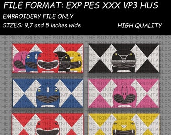 Power danger Embroidery Digital file, Instant Download, Files