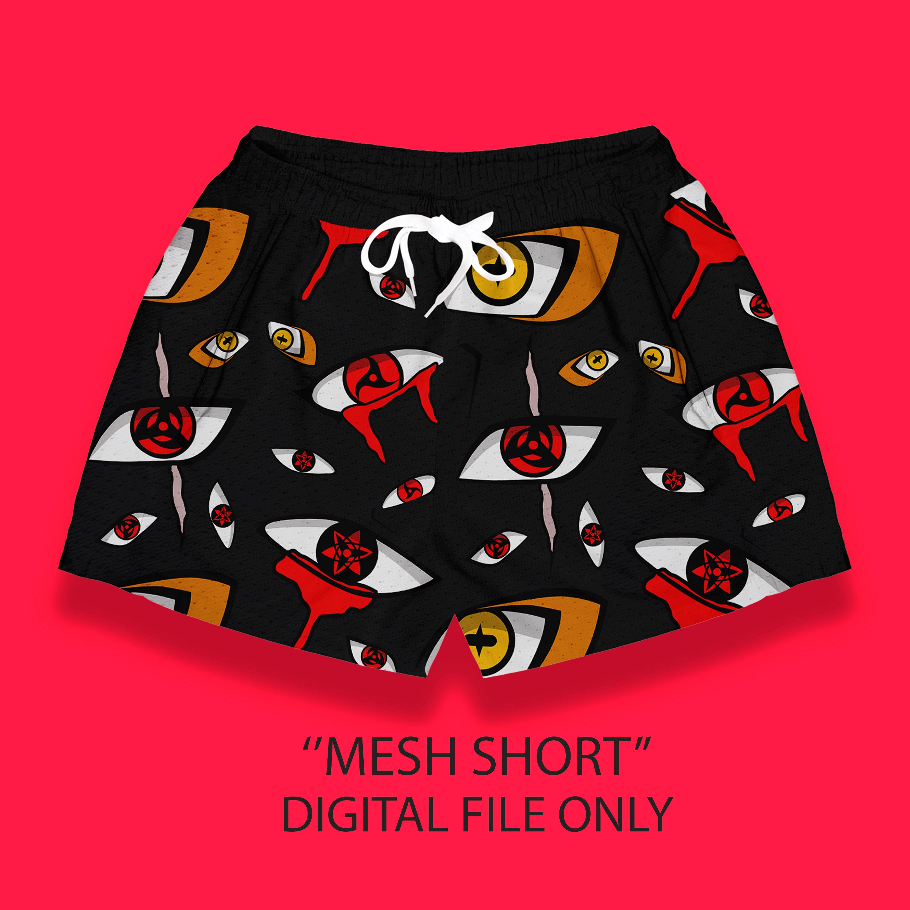 Men's Mesh Shorts Full Sublimation Design Swim Shorts Etsy