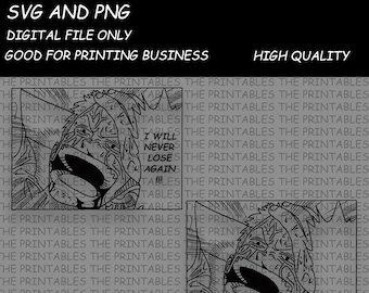 Anime Manga Panel Design Digital File Anime Png And Svg