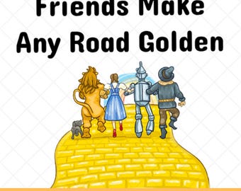 Amici Svg, Vacanze Svg, Famiglia Svg, Acqua Svg, File PNG Svg per Cricut Sublimazione Il mago di Oz, Wicked, Famiglia