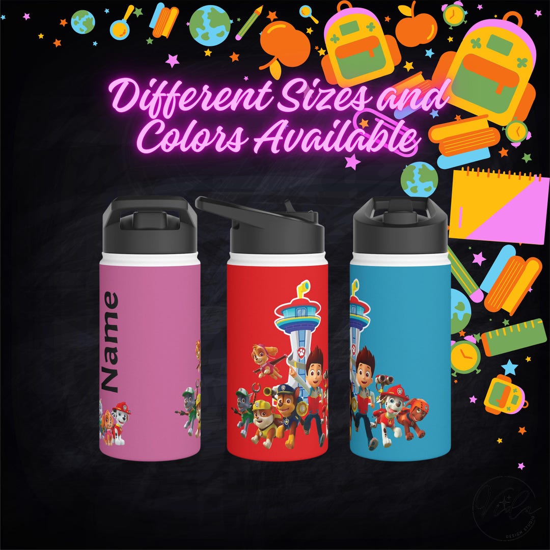 personalized-cartoon-kids-water-bottle-toddler-water-bottle-with-name