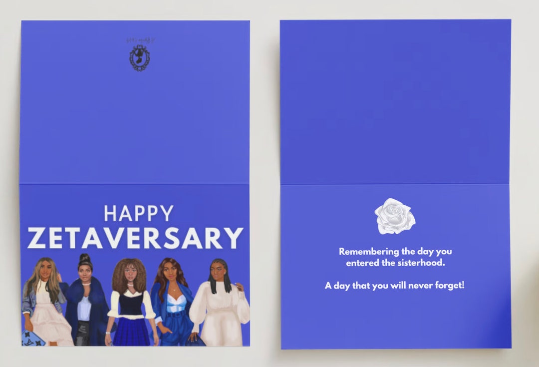 HAPPY ZETAVERSARY Zeta Phi Beta Sorority Established 1920 Etsy