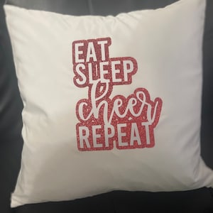 Custom Cheer Throw Pillow