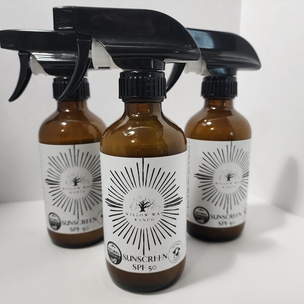 Natural Organic Sunscreen, For Sensitive Skin WITH Walnut Oil, Zinc Oxide & Titanium Dioxide, Reef Safe, SPF 50+