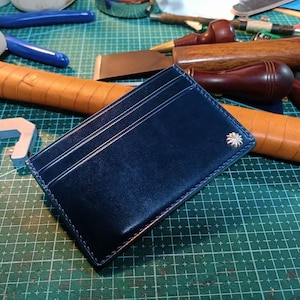 Tarjetero de crédito Cartera delgada Tarjetero de cuero