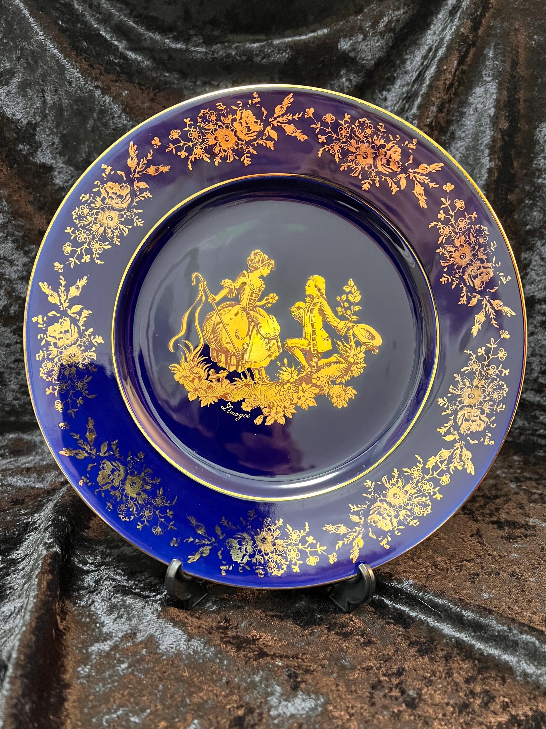 リモージュ　キャッスル　22k LIMOGES CASTEL リモージュ キャッスル デミタスカップ＆ソーサー 金彩