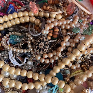 Broken/Junk Vintage to Now Jewelry || Estate Jewelry Grab Bag || Jewelry Making Mix for Crafts and Repurpose 3 lb