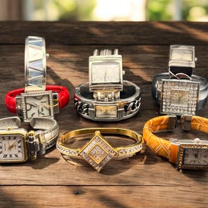 Vintage Bangle Watch - Etsy