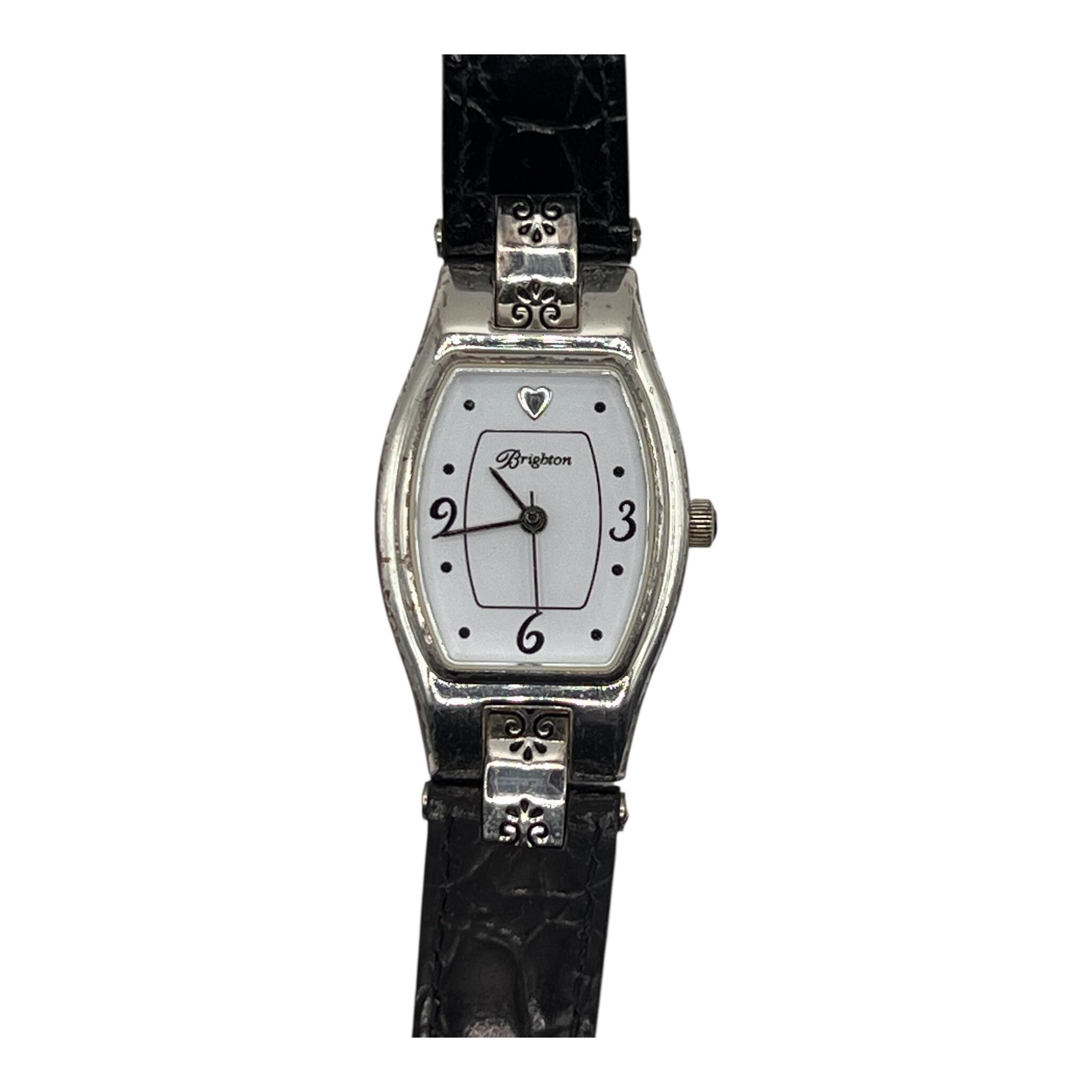 Vintage Brighton Silver Women\'s Watch with Intricate Design Brighton Silver Tone Vintage Ladies Watches – Dainty  main image 2