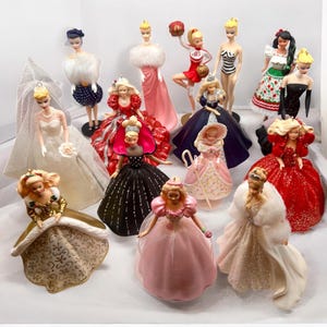 Barbie Christmas Tree Ornaments from the Hallmark Keepsake Collector&#39;s Series in Boxes