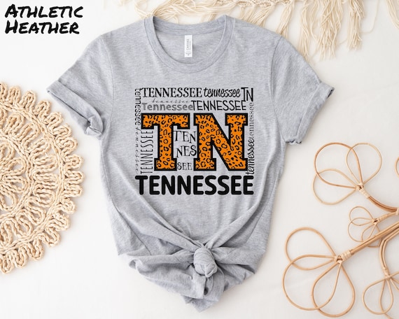 Tennessee Shirt, Tennessee State Leopard Shirt, Tennessee Gifts, Tennessee Woman Shirt, College Shirt, Game Day Shirt, Tennessee Vols Shirt