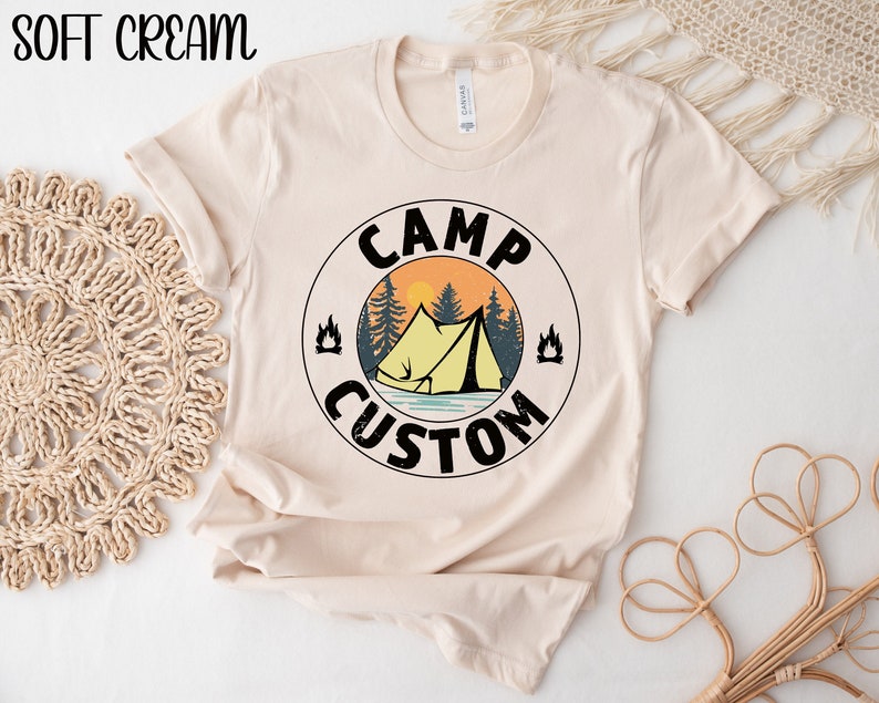 Custom Camp Shirt Camping Matching Shirts Camping Family Etsy