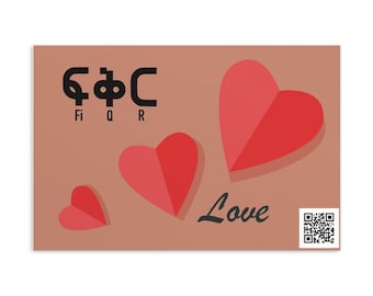 Fiqr(love) Postcard