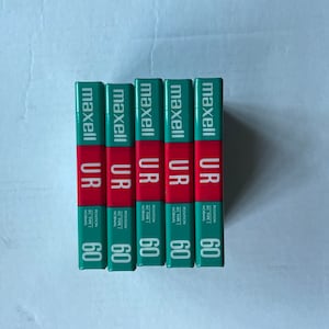 Blank Maxell Cassettes Tapes