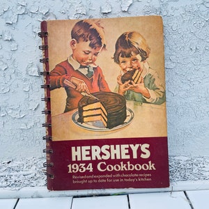 Vintage 1934 Hershey Cookbook