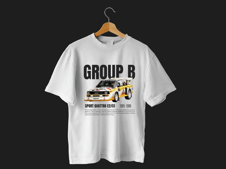 Audi Quattro Sport S1 Legend T-Shirt RWC image 2